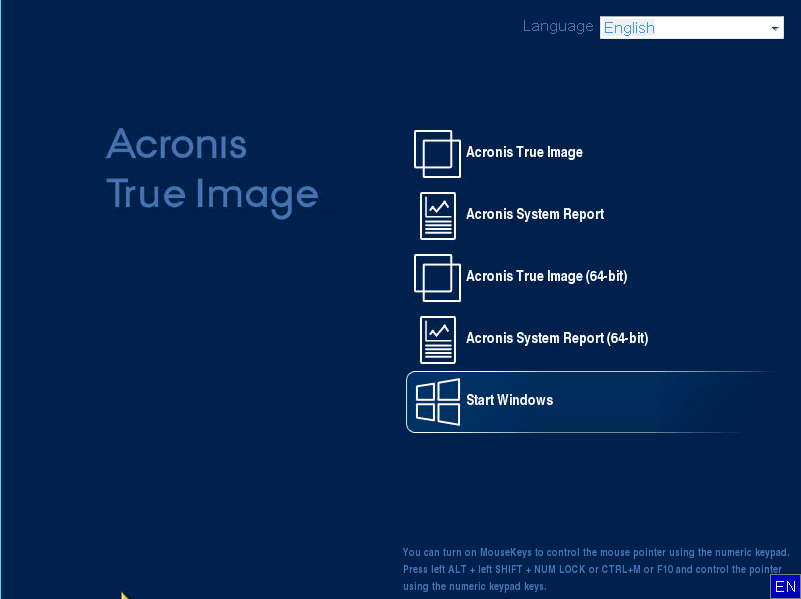 Acronis 2019 serial key